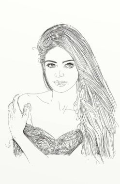 Uzun saçlı zarif bir kadın. Geçmişi çok eskiye dayanan, sanatsal çizgili, klasik.