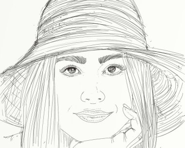 Uzun saçlı zarif bir kadın. Geçmişi çok eskiye dayanan, sanatsal çizgili, klasik.