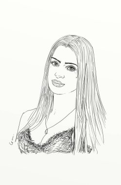 Uzun saçlı zarif bir kadın. Geçmişi çok eskiye dayanan, sanatsal çizgili, klasik.