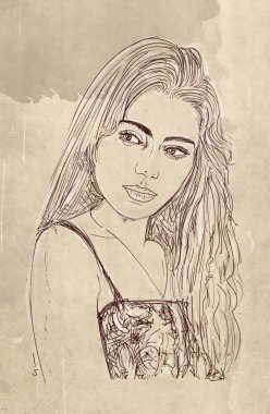 Uzun saçlı zarif bir kadın. Geçmişi çok eskiye dayanan, sanatsal çizgili, klasik.