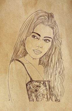 Uzun saçlı zarif bir kadın. Geçmişi çok eskiye dayanan, sanatsal çizgili, klasik.