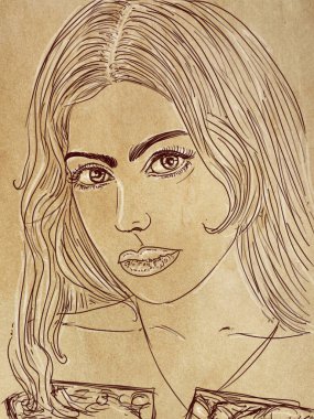 Uzun saçlı zarif bir kadın. Geçmişi çok eskiye dayanan, sanatsal çizgili, klasik.