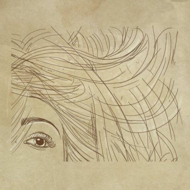 güzel kadın kapatmak