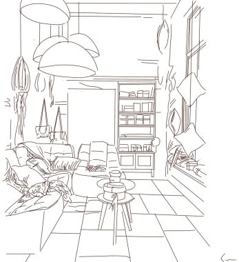 Gökyüzündeki kapı. Eski ahşap bir kapının tasviri.