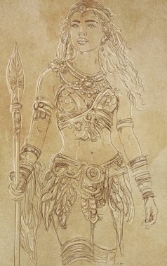 Bokeh efektli, klasik arka planda hamile bir kadın..