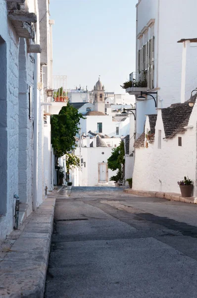 Traditionelle Trulli Häuser Süditalien Region Apulien Stadt Alberobello — Stockfoto