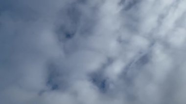 Blue sky with cumulus clouds. Background. High quality FullHD footage