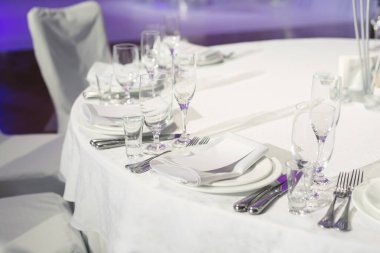 Restorandaki düğün sofrası çok güzel.