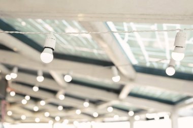 Parlak cam arka plan lambası