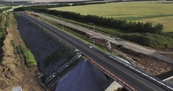 Almaty Kazakhstan Sierpień 2023 Nowoczesny Projekt Budowy Autostrad Celu Stworzenie — Wideo stockowe