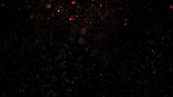 Contexte Brillantes Particules Paillettes Étincelles — Video