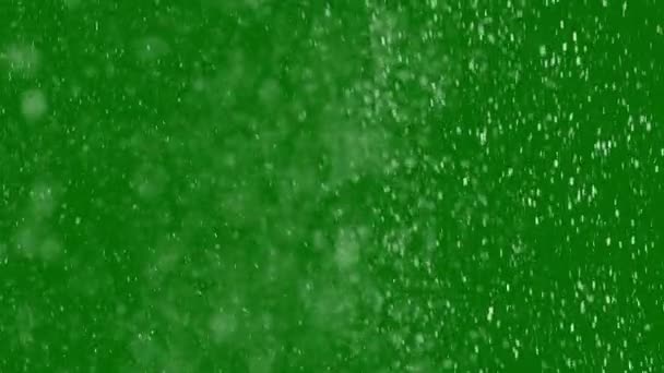 Animación Renderizada Niebla Borrosa Pantalla Verde — Vídeos de Stock