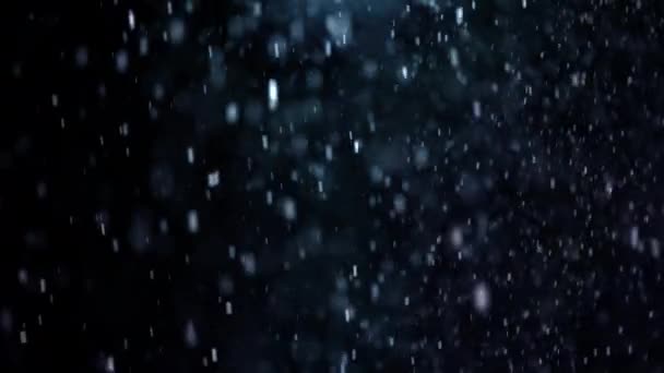 Świąteczny Śnieg Animacja Śniegu Tło Śniegu — Wideo stockowe