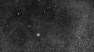 Büyük Noel kar taneleri rüzgarda yavaşça dönüyor. 