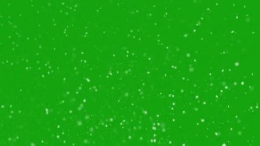 Krom anahtar arka planda yavaşça düşen Noel kar efekti 