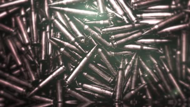 Live Ammunition Background Animated Abstract Background — Stock Video