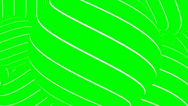 绿色背景下的抽象模式动画 — 图库视频影像