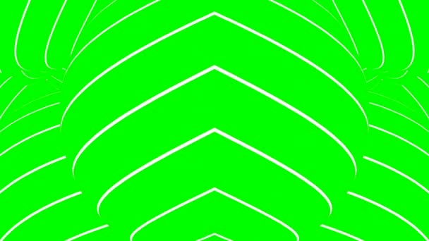 绿色背景下的抽象模式动画 — 图库视频影像
