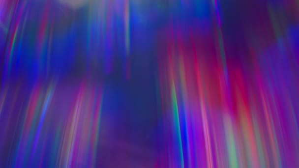 Абстрактный Яркий Динамический Фон Радужными Линиями Волнистые Линии Разноцветных Цветов — стоковое видео
