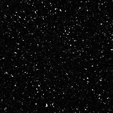 Kar örtüsü. Siyah arka planda izole edilmiş Noel karları. Kar taneleri. Düşen kar taneleri