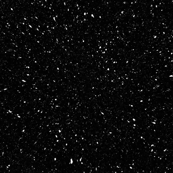 Snow overlay. Christmas snow background isolated on black background. Snowflakes. Falling snowflakes