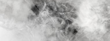 Abstract cloud of fog. Smoke overlay effect. Fog overlay effect. Smoke texture overlays. Misty effect. Isolated on transparent background