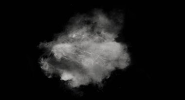 Abstract cloud of fog. Smoke overlay effect. Fog overlay effect. Smoke texture overlays. Misty effect. Isolated on transparent background