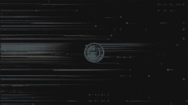 Soyut arıza geçmişi. Pikselleşmiş doku. Ekranda dijital hatalar.