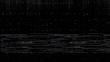 Ekrandaki dijital hatalar. Renkli çizgiler gürültülü televizyon ekranı