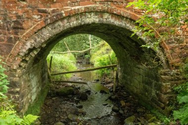 Nehrin üzerindeki eski taş köprü