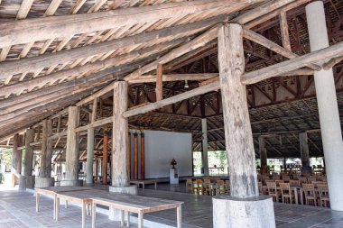 Ahşap çatı manzarası