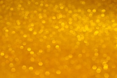 Altın bokeh arkaplan, parlak bokeh ışık efekti, soyut arkaplan.