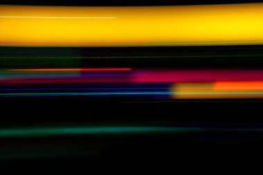 Neon Işık Hareketi Bulanık Arkaplanı