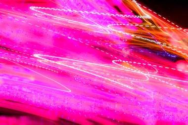 Neon Işık Hareketi Bulanık Arkaplanı