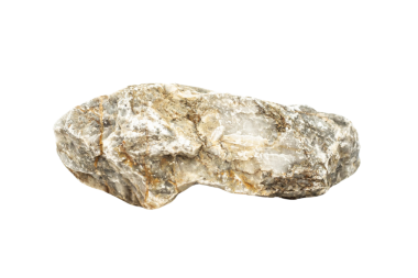 Beyaz Arkaplanda Kaya Taşları, Saydam Arkaplanda Doğal Taş.