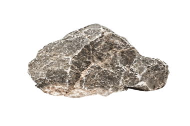 Beyaz Arkaplanda Kaya Taşları, Saydam Arkaplanda Doğal Taş.