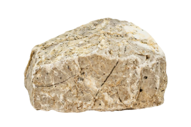 Beyaz Arkaplanda Kaya Taşları, Saydam Arkaplanda Doğal Taş.