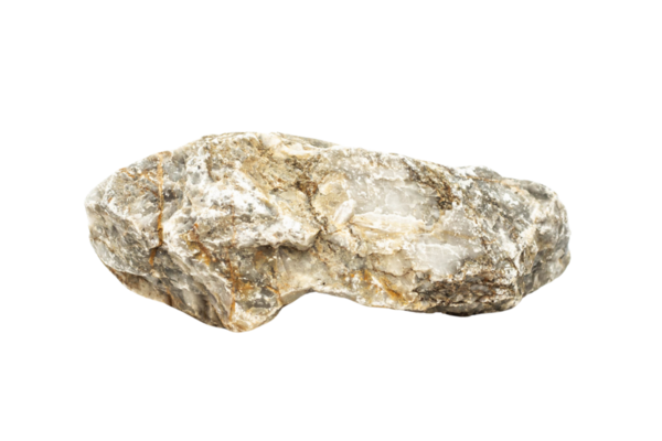 Beyaz Arkaplanda Kaya Taşları, Saydam Arkaplanda Doğal Taş.