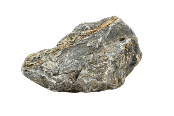 Beyaz Arkaplanda Kaya Taşları, Saydam Arkaplanda Doğal Taş.