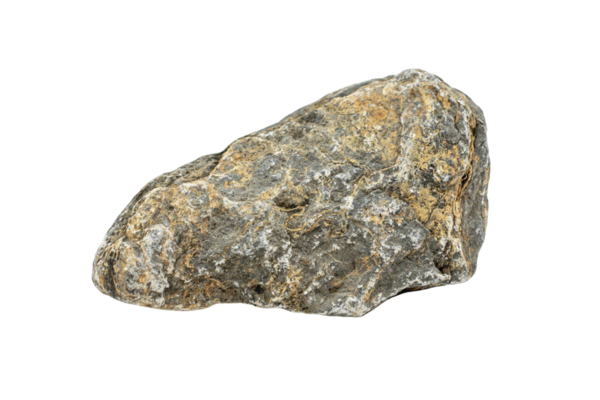 Beyaz Arkaplanda Kaya Taşları, Saydam Arkaplanda Doğal Taş.