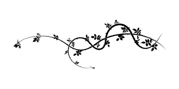 element on white background wild rose with thorns. vector image stock