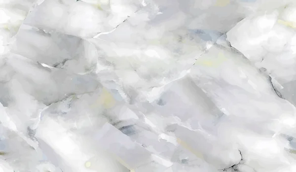 Grey White Monochrome Marble Vector Texture Stone Abstract Interior Textur — Stock Vector