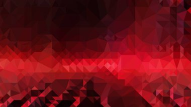 Kırmızı ve siyah vektör Low poli, soyut koyu arkaplan, moda, geometrik, siber çokgen duvar kağıdı, üçgen tarzı poster