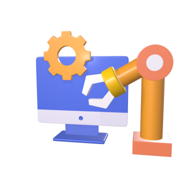 iş 3d nesneleri illüstrasyonu