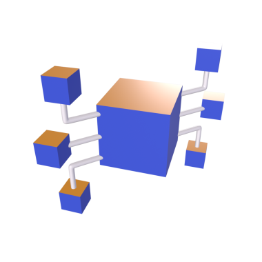 Ticari pazarlama 3d nesneleri illüstrasyonu