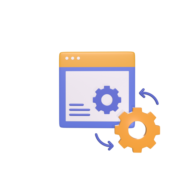 iş 3d nesneleri illüstrasyonu