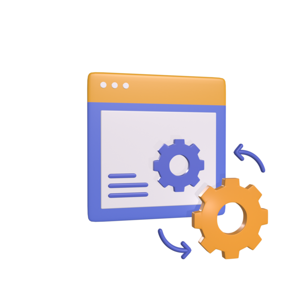 iş 3d nesneleri illüstrasyonu
