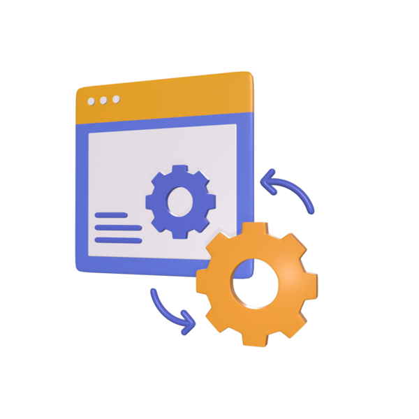iş 3d nesneleri illüstrasyonu