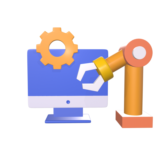 iş 3d nesneleri illüstrasyonu