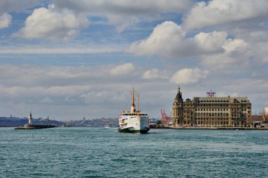 Haydarpaşa istasyonunun klasik istanbul vapuru.